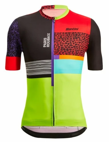 Maillot Santini M/c Paris Roubaix Forger Des Heroes Officia - Imagen 2