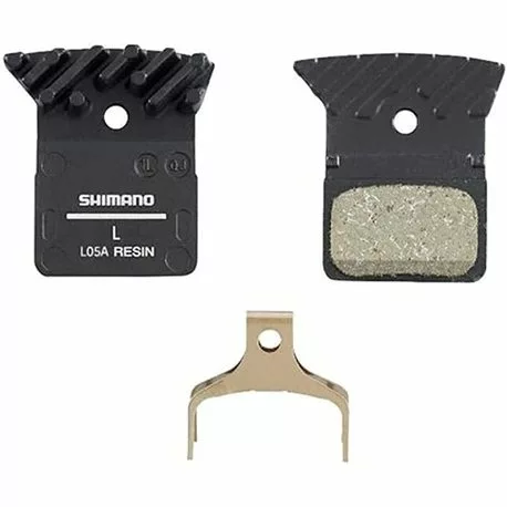 Shimano Pastillas L05A-RF Resin Pad With Fin And Spring (pair)
